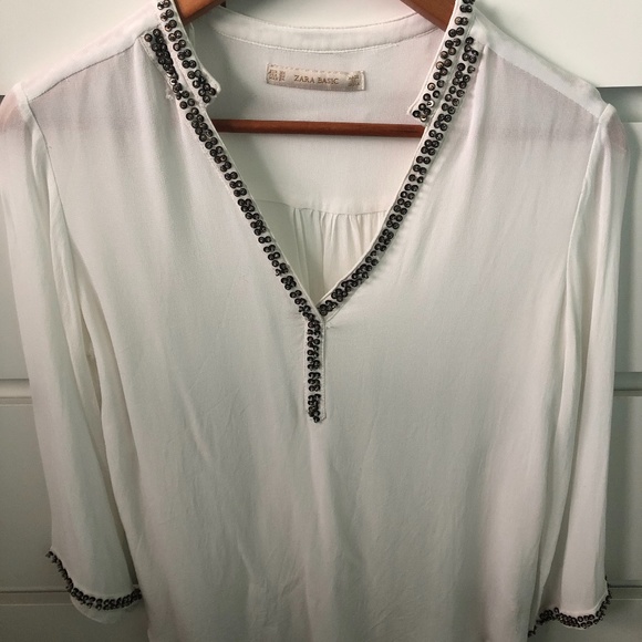 Zara Tops - ZARA Flowy Dress Shirt